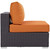Convene Outdoor Patio Armless, Orange, Rattan 9887