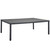 Summon 90" Outdoor Patio Dining Table, Grey, Rattan 9934