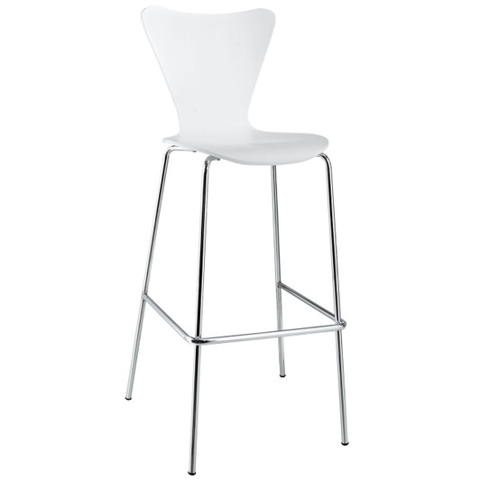 Ernie Bar Stool in White