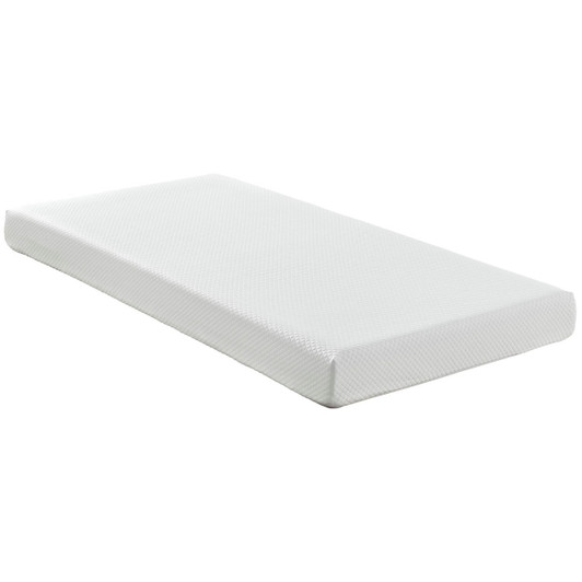 Aveline 6" Twin Mattress, White, Fabric 11968 Aveline 6" Twin Mattress, White, Fabric 11968
