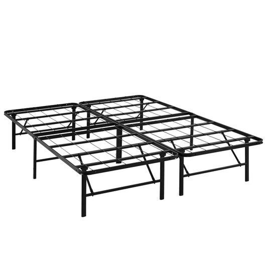 Horizon Queen Stainless Steel Bed Frame, Brown, Metal 12260