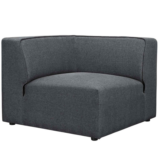 Mingle Corner Sofa, Grey, Fabric 13196