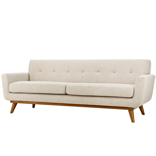 Engage Upholstered Fabric Sofa, Fabric, Beige 13239