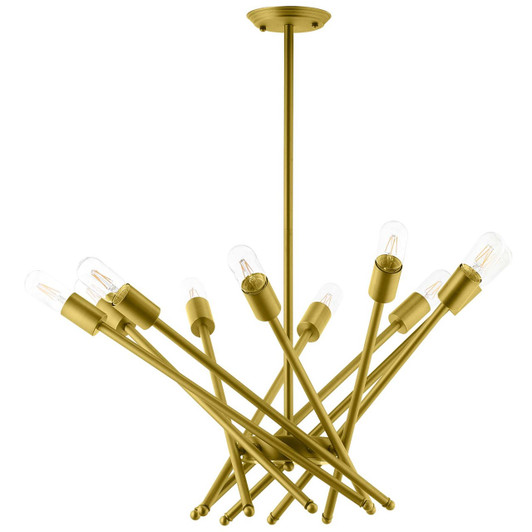 Cherish Brass Metal Pendant Light, Brass Metal Steel, Gold 13845
