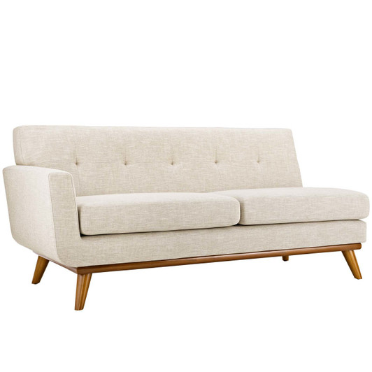 Engage Left-Arm Loveseat, Fabric, Beige 15269