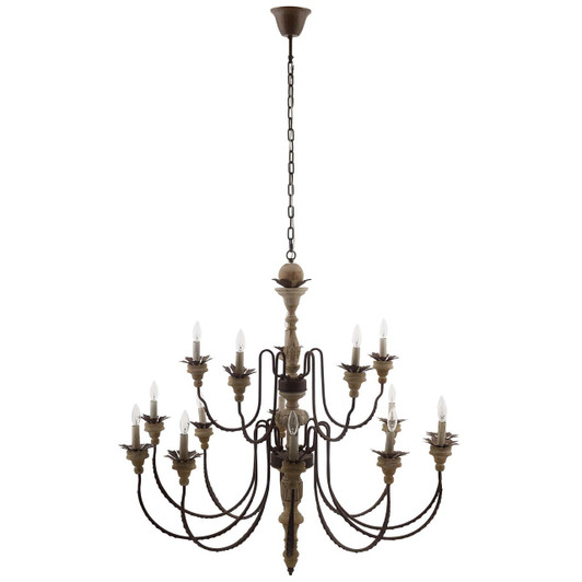 Nobility Pendant Light Ceiling Pendant Light Ceiling, Metal Steel Wood, Natural Brown 15367