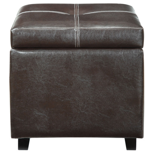 Treasure Ottoman in Espresso