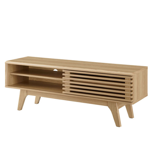 Render 48 TV Stand, Wood, Brown Oak, 18122