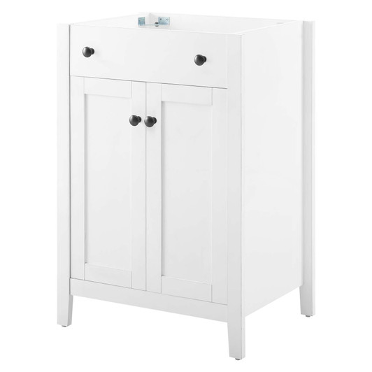 Nantucket 24" Bathroom Vanity Cabinet (Sink Basin Not Included), Wood, White, 18647 Nantucket 24" Bathroom Vanity Cabinet (Sink Basin Not Included), Wood, White, 18647