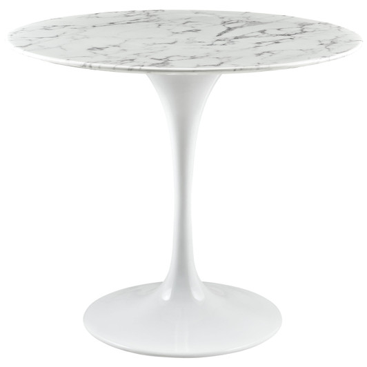 Lippa 36" Dining Table in White EEI-1129-WHI