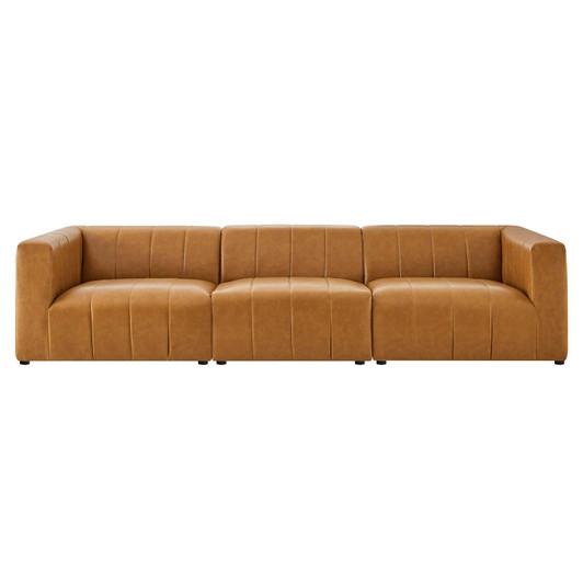 Bartlett Vegan Leather Vegan Leather 3-Piece Sofa, Faux Vegan Leather, Tan, 20168 Bartlett Vegan Leather Vegan Leather 3-Piece Sofa, Faux Vegan Leather, Tan, 20168