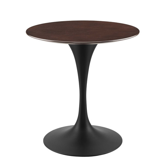 Lippa 28" Wood Dining Table, Wood, Black Dark Brown, 20639