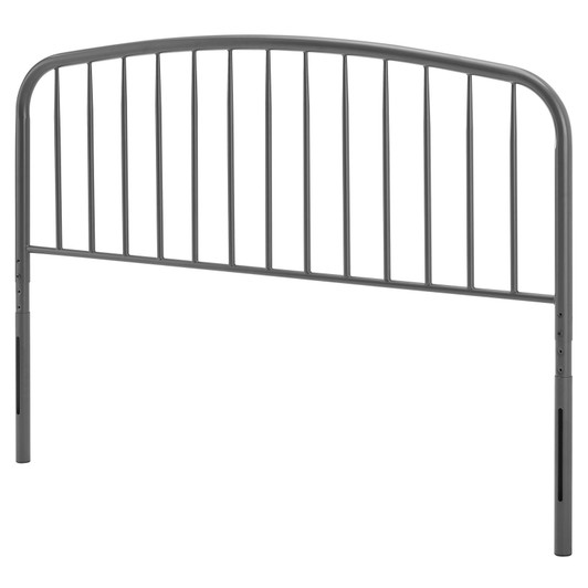 Nova Queen Metal Headboard, Metal, Grey Gray, 21335