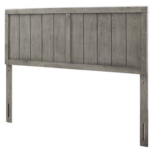 Robbie Queen Wood Headboard, Wood, Grey Gray, 21582