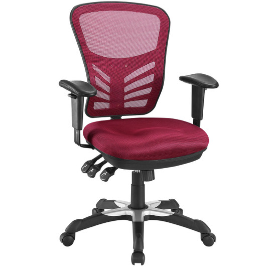 Articulate Office Chair, Red Fabric