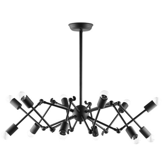 Tagmata Ceiling Fixture, Black Steel