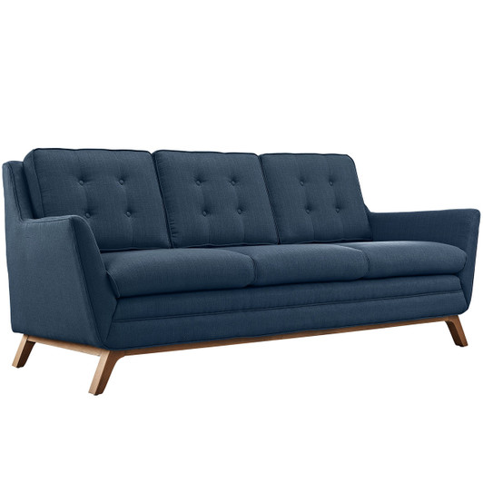 Beguile Fabric Sofa , Navy, Fabric