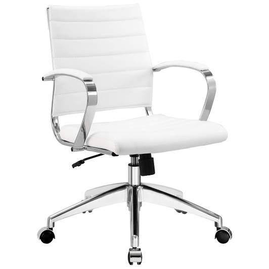 Jive Mid Back Office Chair in White