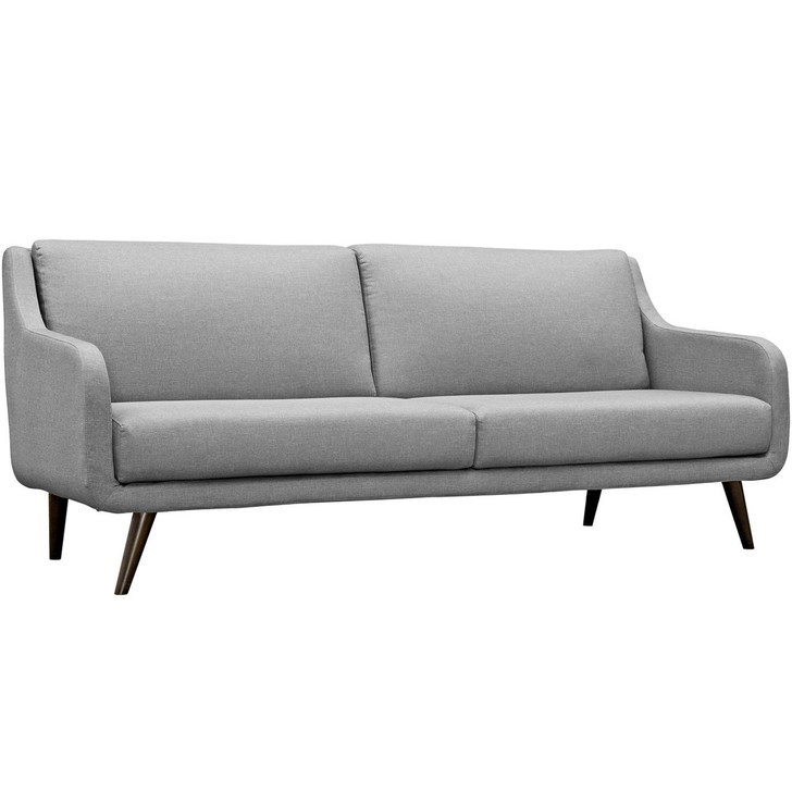 Verve Upholstered Sofa, Grey, Fabric 10235
