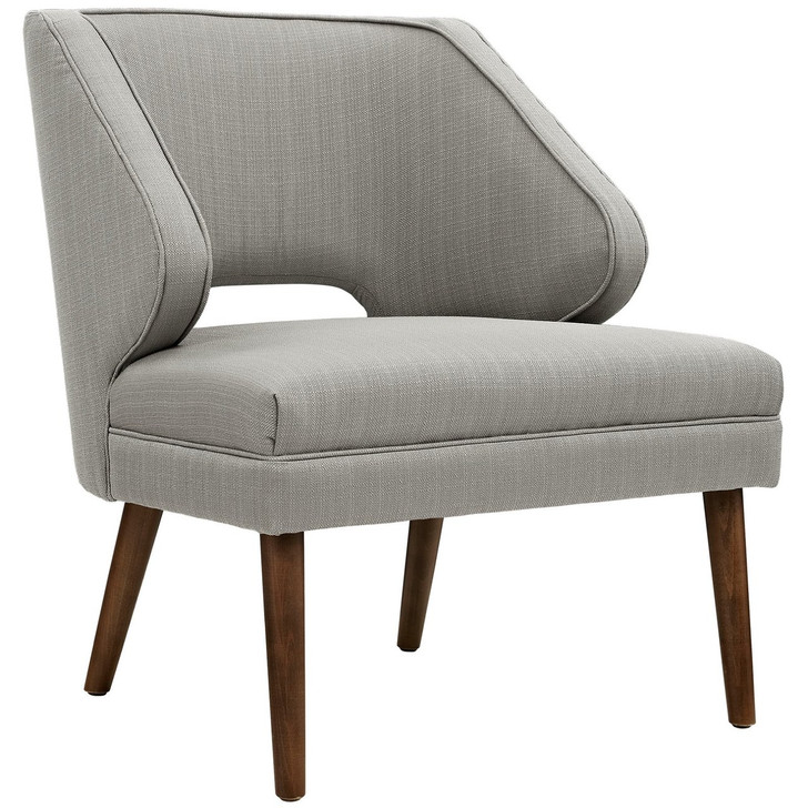 Dock Upholstered Fabric Armchair, Grey, Fabric 10333