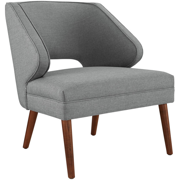 Dock Upholstered Fabric Armchair, Grey, Fabric 10336
