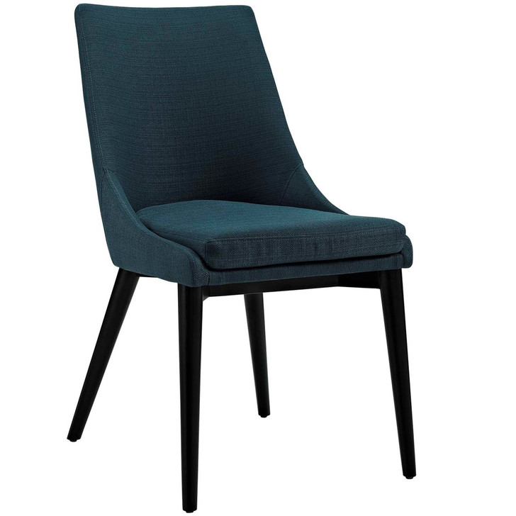 Viscount Fabric Dining Chair, Navy, Fabric 10749