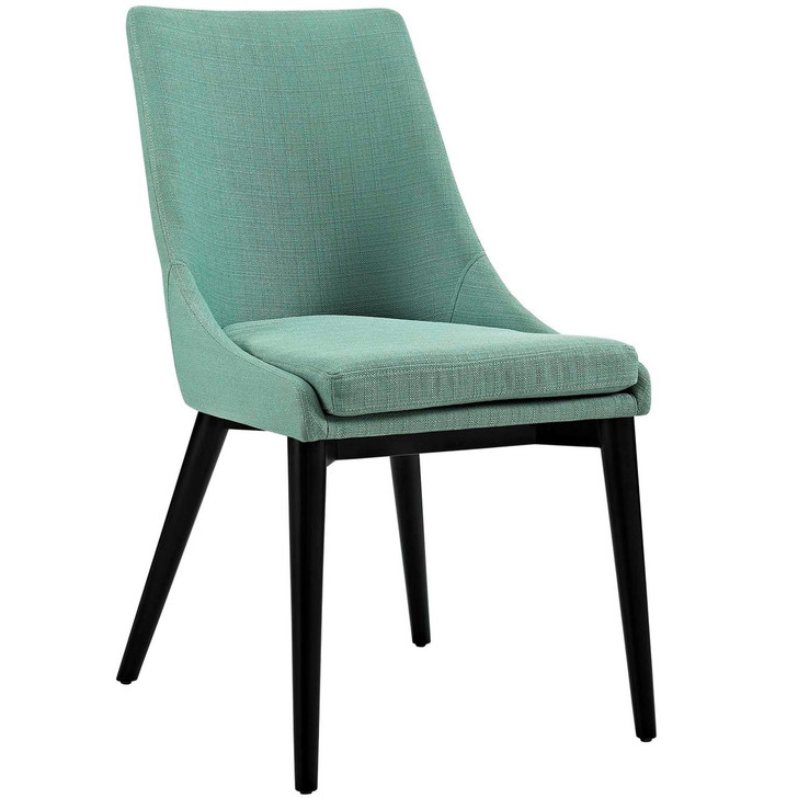 Viscount Fabric Dining Chair, Blue, Fabric 10755