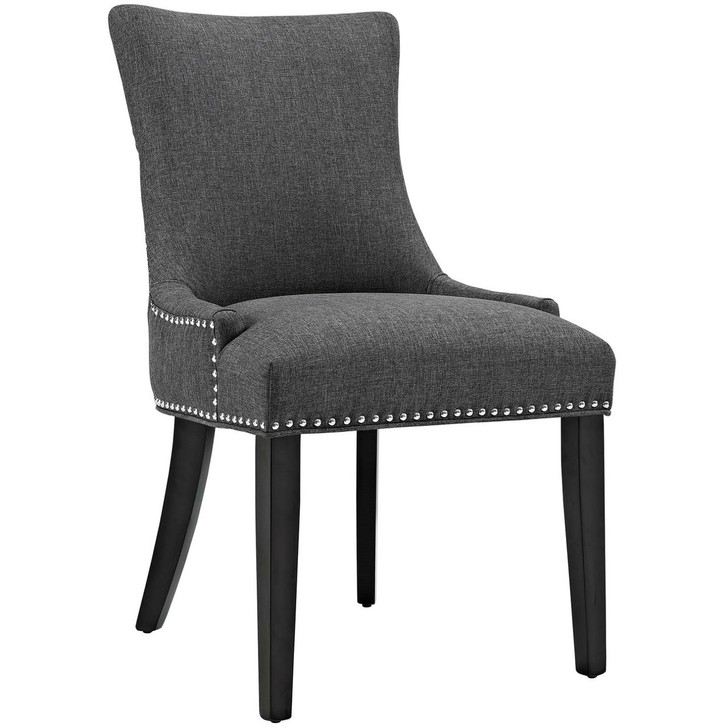 Marquis Fabric Dining Chair, Grey, Fabric 10767
