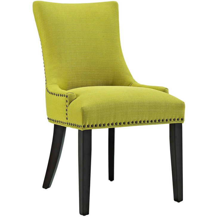 Marquis Fabric Dining Chair, Green, Fabric 10772