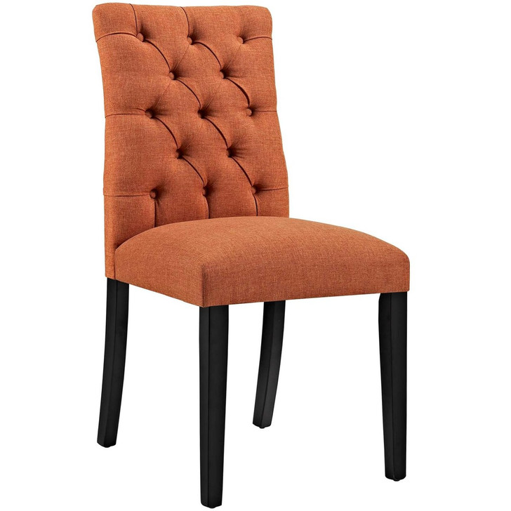 Duchess Fabric Dining Chair, Orange, Fabric 10783