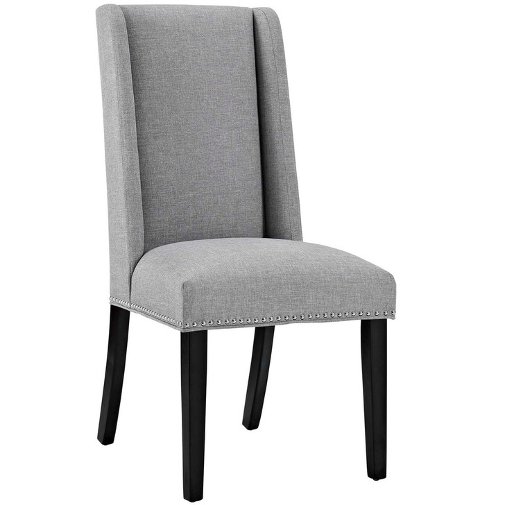 Baron Fabric Dining Chair, Grey, Fabric 10795