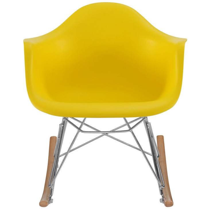 Rocker Kids Chair, Yellow, Plastic 10940