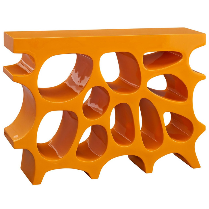 Wander Console Table, Orange, Plastic 10993