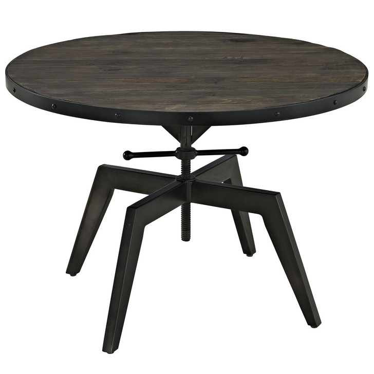 Grasp Wood Top Coffee Table in Black