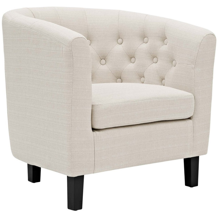 Prospect Upholstered Armchair, Beige, Fabric 11517