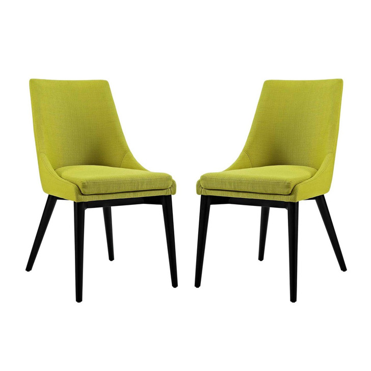 Viscount Dining Side Chair Fabric, Green, Fabric 11865