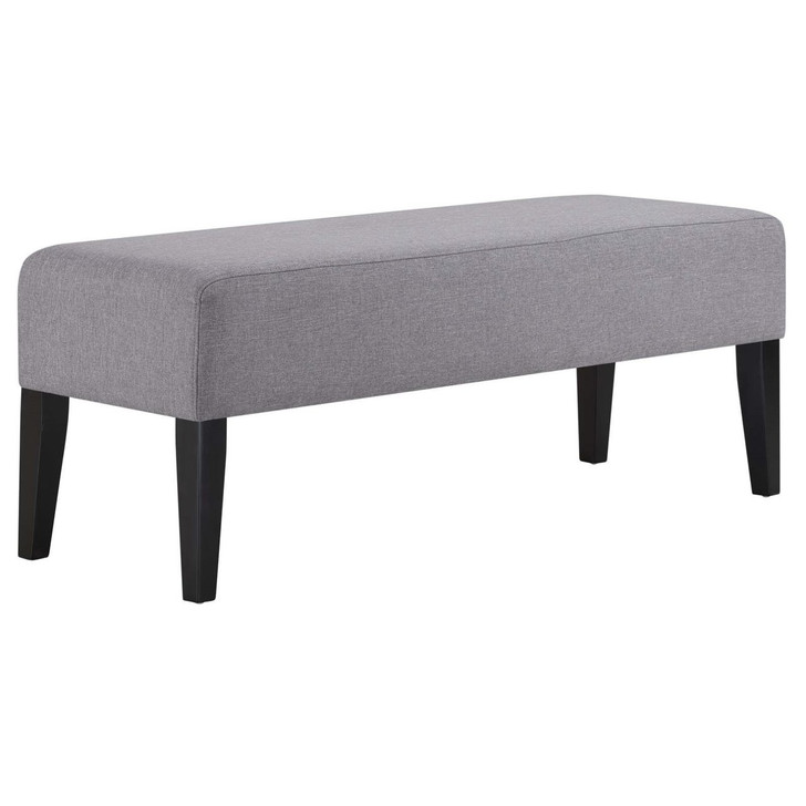 Connect Wood Bench, Grey, Fabric 13084