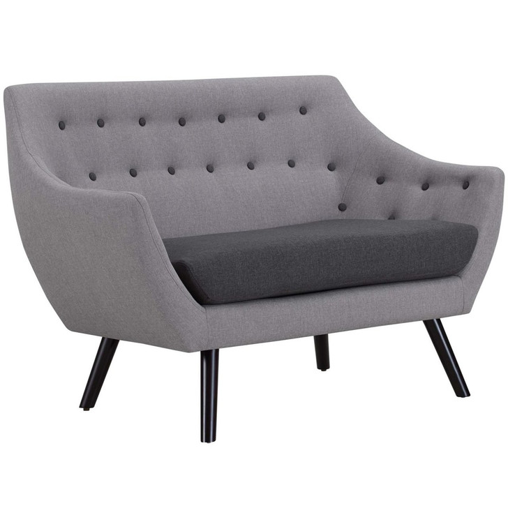 Allegory Loveseat, Grey, Fabric 13104