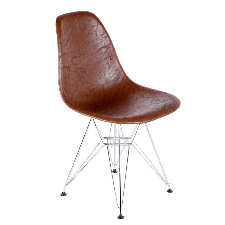 Vincent Dining Chair, Brown, Faux Leather 13351