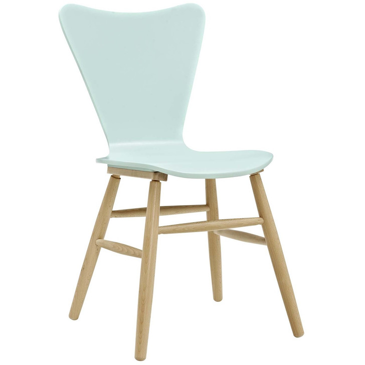 Cascade Wood Dining Chair, Wood, Light Blue 13617