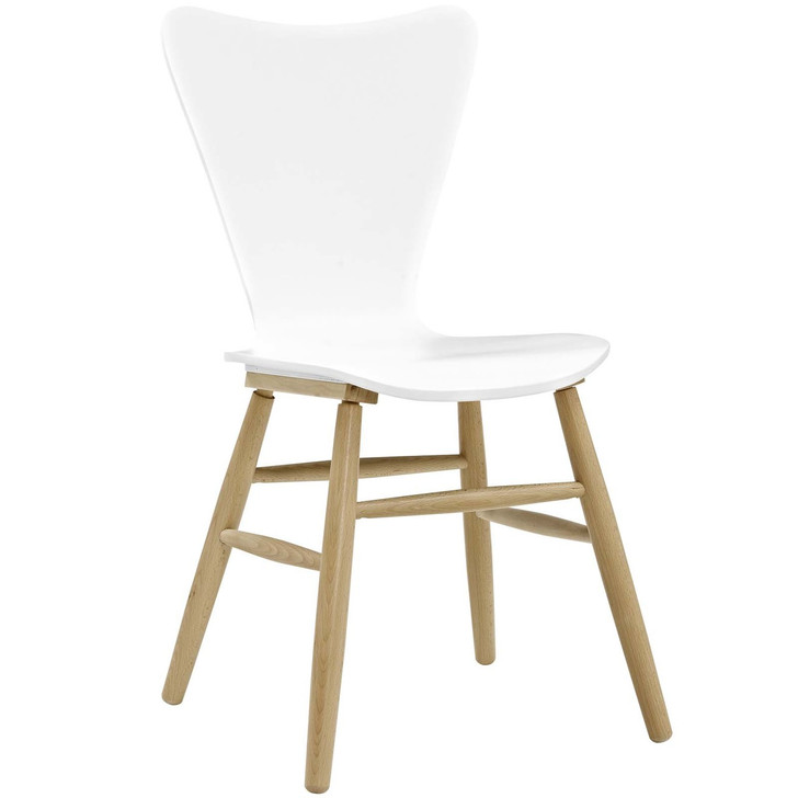 Cascade Wood Dining Chair, Wood, White 13619
