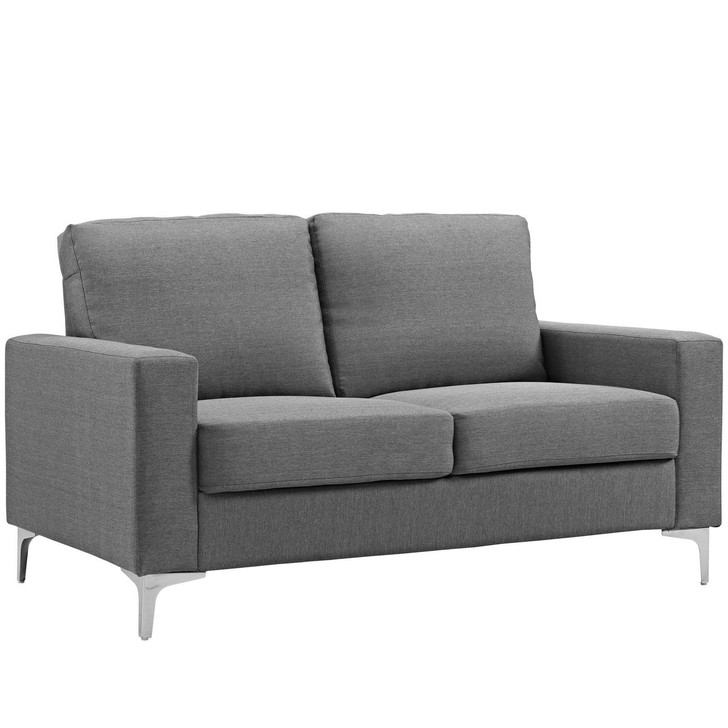 Allure Upholstered Sofa, Fabric, Grey Gray 13659