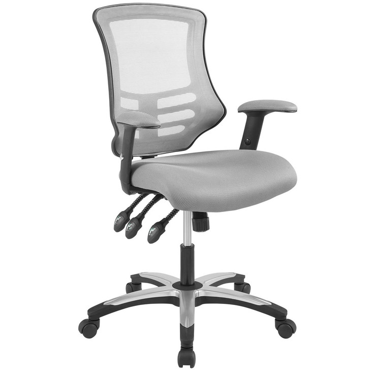 Calibrate Mesh Office Chair, Fabric, Grey Gray 14074