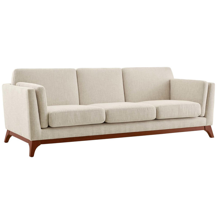 Chance Upholstered Fabric Sofa, Fabric, Beige 14114