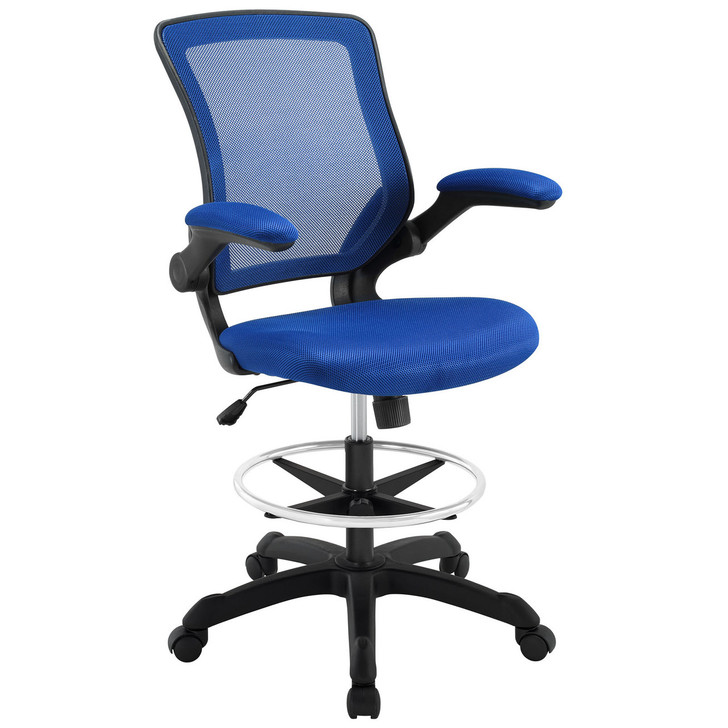 Veer Drafting Stool in Blue