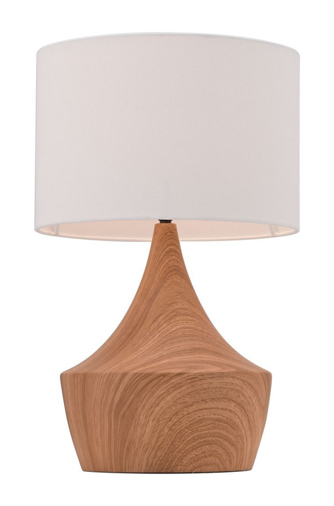 Kelly Table Lamp White & Brown, 16136