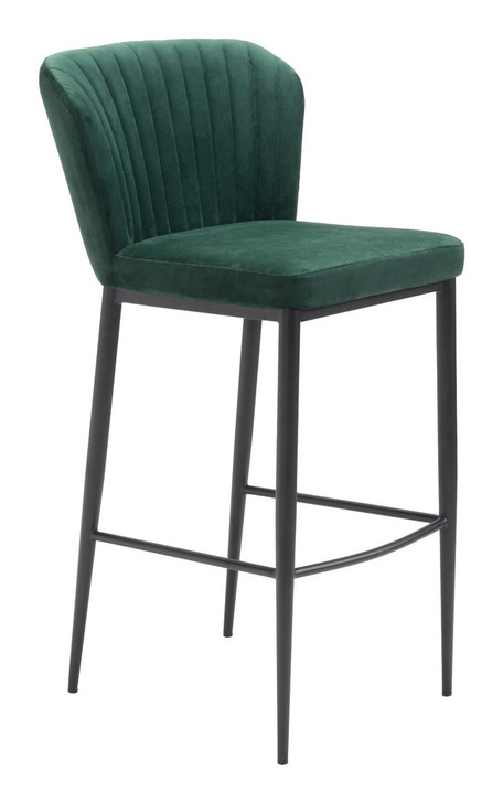 Tolivere Bar Chair Green Velvet, 16300