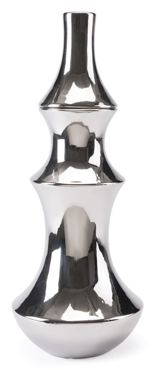 Pyramid Lg Vase Silver, 16509