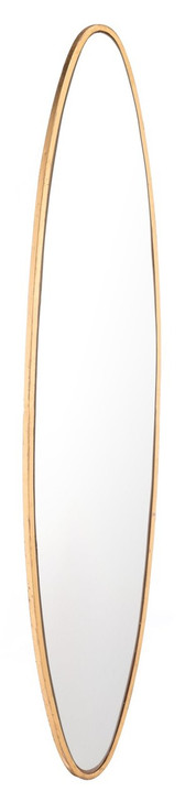 Oval Gold Mirror Lg, 16737