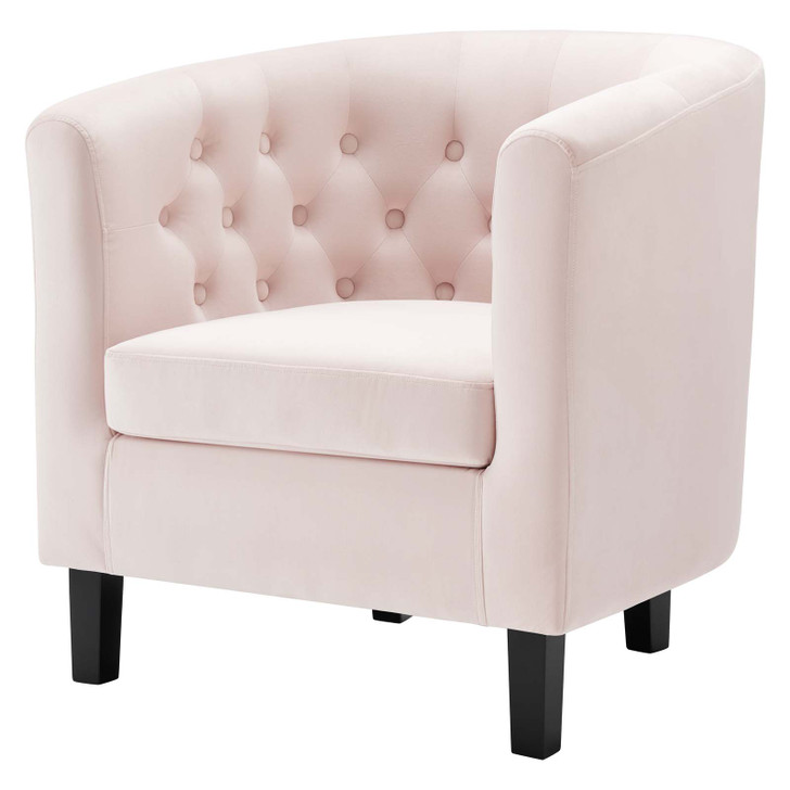 Prospect Performance Velvet Armchair, Velvet, Pink, 18135